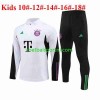 Bayern München Kind Wit Trainings Sweatshirt Pak 2023-24